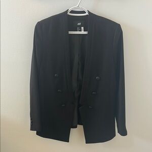 H&M Black & Cream Blazers